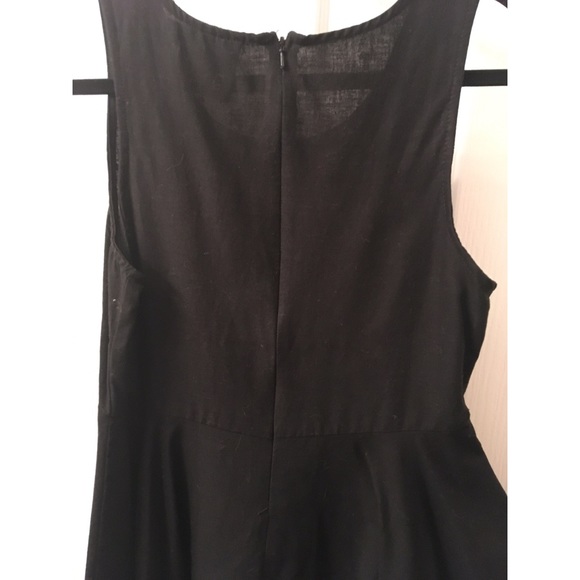 Black Linen A-Line Dress from ASOS - Picture 7 of 8